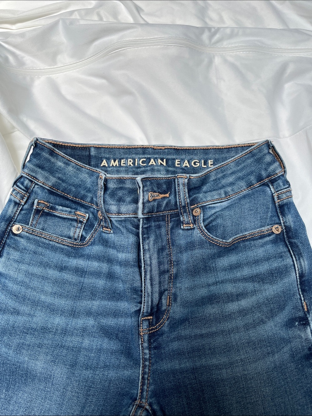 American Eagle Next Level High-Waisted Skinny Kick Jean - Dark Dreams